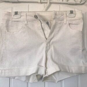 HM White Denim Shorts